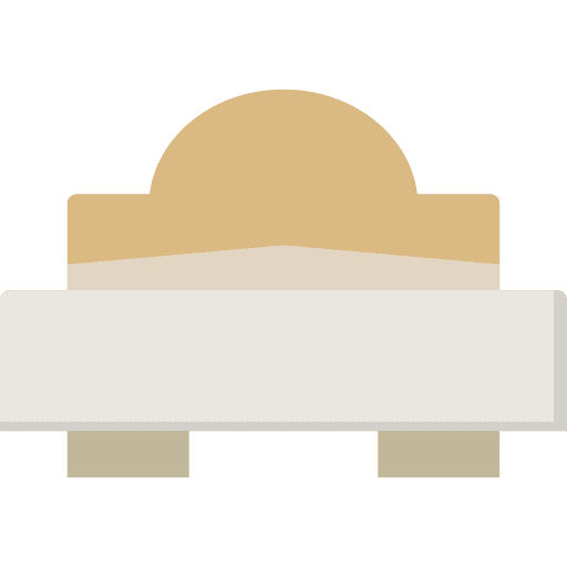 Bed sleep mattress bedroom icon