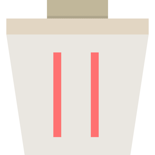 Bin trash bin garbage can icon