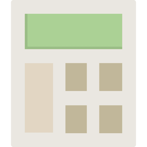 Calculator education calculating machine accounting icon Calculator education calculating machine accounting icon