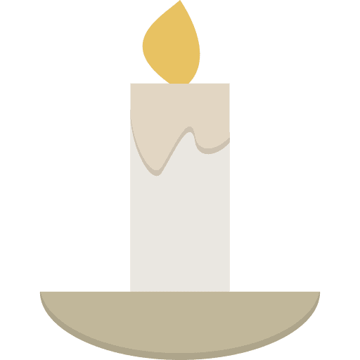 Candle fire decoration illumination icon Candle fire decoration illumination icon