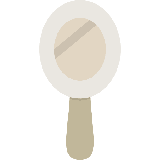 Hand mirror bathroom reflecting hand mirror icon Hand mirror bathroom reflecting hand mirror icon