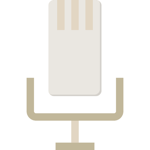 Microphone voice recording podcast radio icon Microphone voice recording podcast radio icon