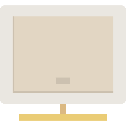 Monitor tv television technology icon Monitor tv television technology icon