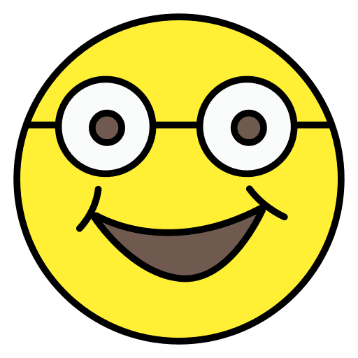 Glasses sticker emoticons stickers icon