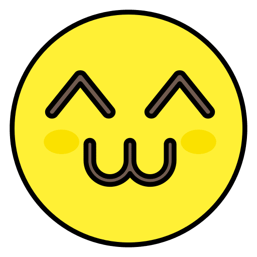 Cute happy cute emoji icon Cute happy cute emoji icon