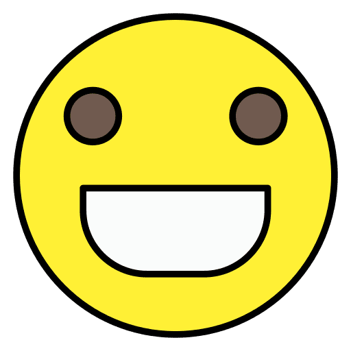 Grinning grinning smileys emoji icon