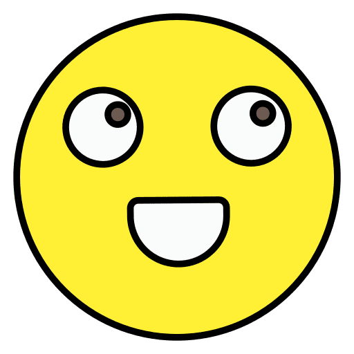 Rolling eyes emoji stickers emoticons icon