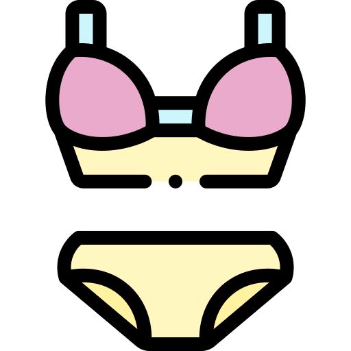 Bikini female summertime bikinis icon