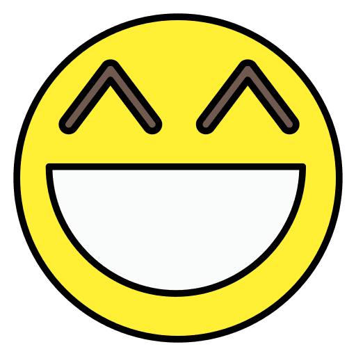 Laughing happiness smiley emojis icon Laughing happiness smiley emojis icon