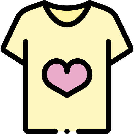 Tshirt tshirt femenine clothes icon