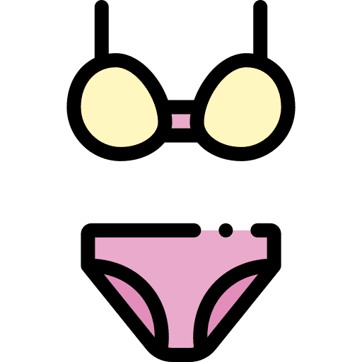 Bikini swimming bikini clothes icon
