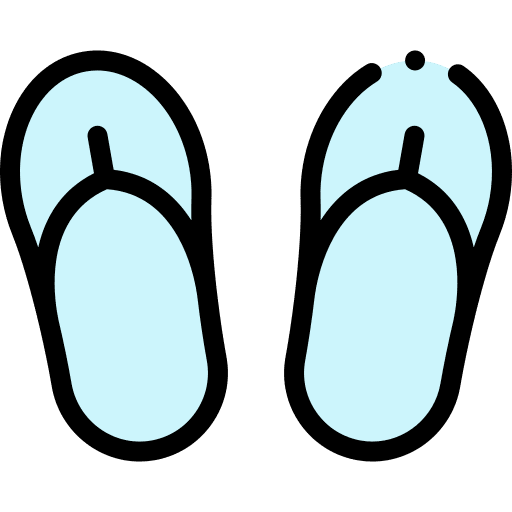 Slippers beach slippers summer icon