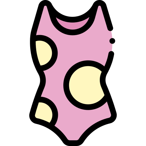 Swimsuit holidays swimsuit femenine icon
