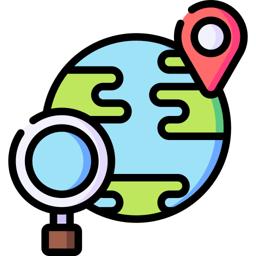Destination world placeholder map icon Destination world placeholder map icon