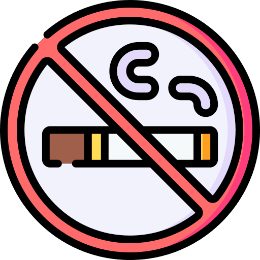 No smoking cigarette sign forbidden icon No smoking cigarette sign forbidden icon