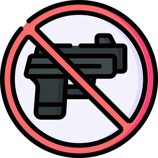 No weapons weapons prohibition no weapons icon No weapons weapons prohibition no weapons icon