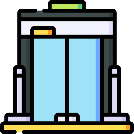 Boarding gate signaling direction airport icon Boarding gate signaling direction airport icon