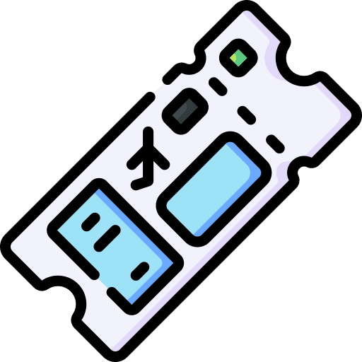 Ticket travel trip aeroplane icon Ticket travel trip aeroplane icon