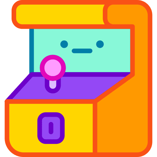 Arcade machine electronics game machine gaming icon