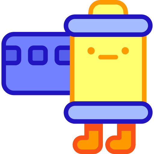 Film roll smileys electronics photo icon Film roll smileys electronics photo icon