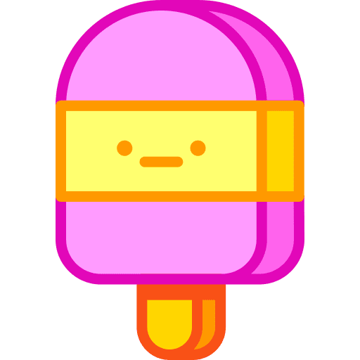 Ice pop dessert smileys food and restaurant icon Ice pop dessert smileys food and restaurant icon