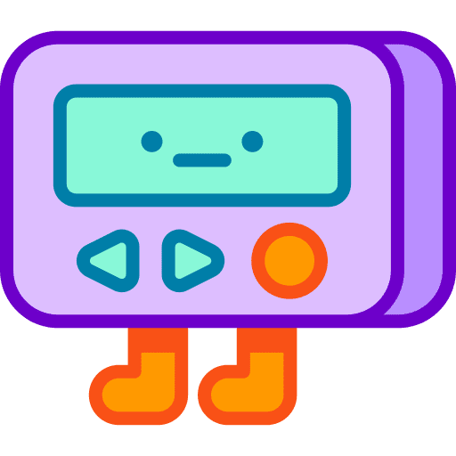 Pager device electronics smileys icon Pager device electronics smileys icon