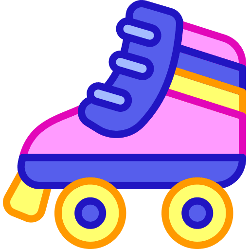 Rollers sports and competition hobbies and free time leisure icon Rollers sports and competition hobbies and free time leisure icon