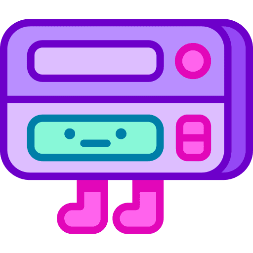 Vcr cassette smileys electronics icon Vcr cassette smileys electronics icon