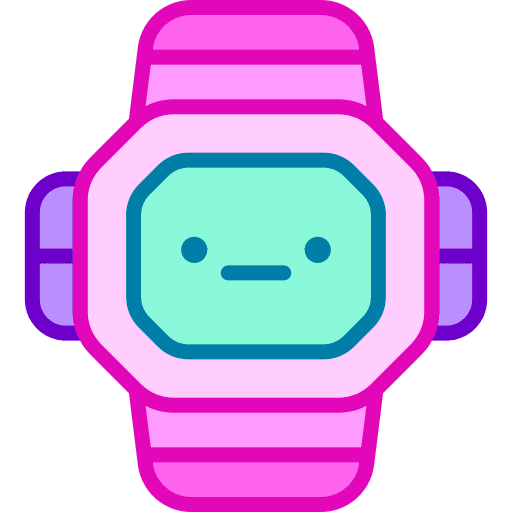 Wristwatch time and date wristwatch technology icon Wristwatch time and date wristwatch technology icon