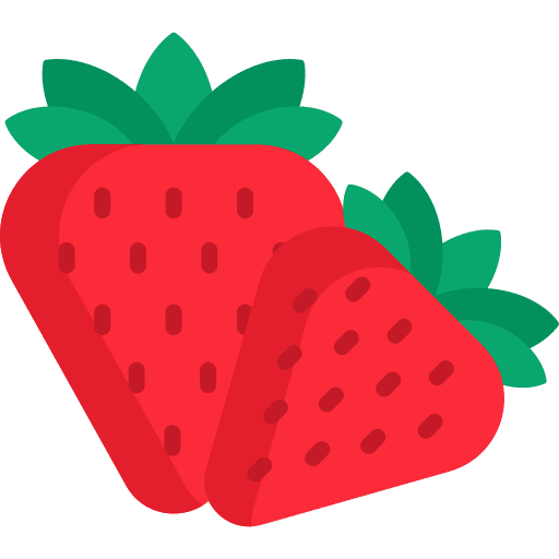 Strawberry vegetarian viburnum fruit food and restaurant icon Strawberry vegetarian viburnum fruit food and restaurant icon