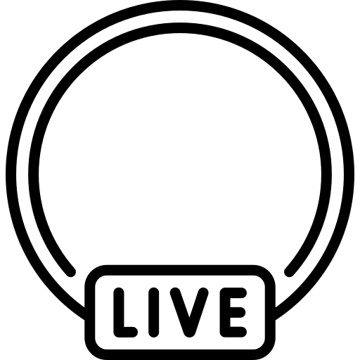 Instagram live social media social network icon Instagram live social media social network icon