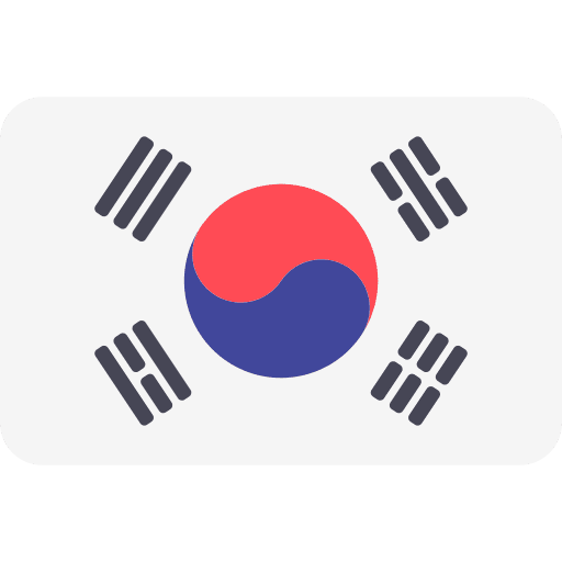 South korea flags country korea icon