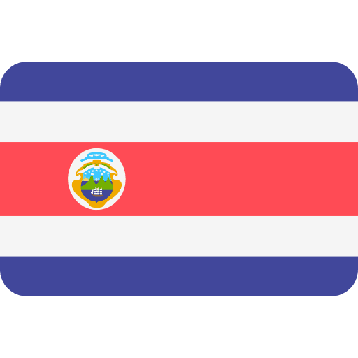 Costa rica nation flags flag icon