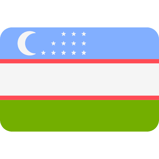Uzbekistán country nation flag icon