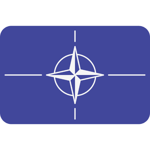 Nato military organization alliance icon
