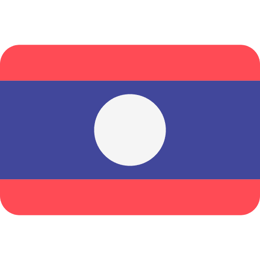 Laos laos country flag icon