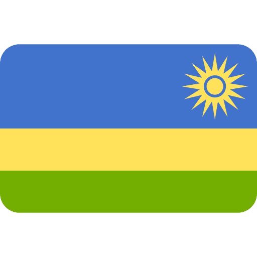 Rwanda world country flag icon
