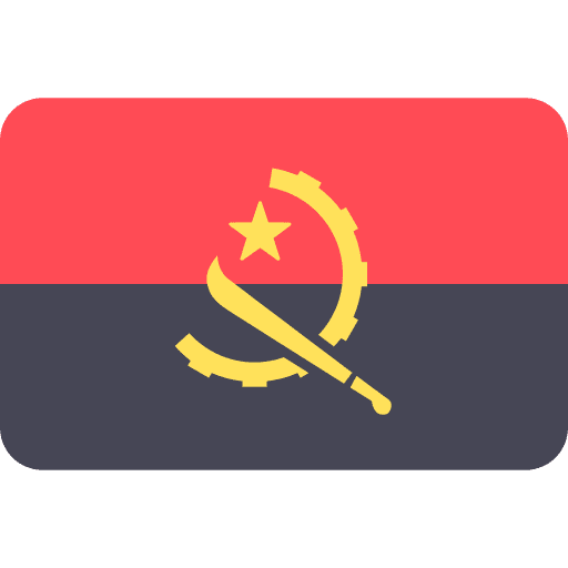 Angola flag country nation icon