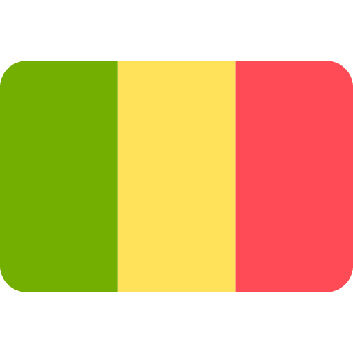 Mali country world flag icon