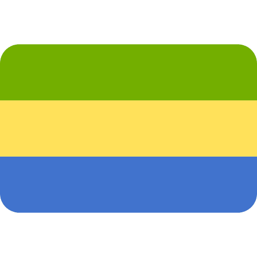 Gabon country world flags icon