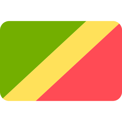 Republic of the congo nation world flags icon