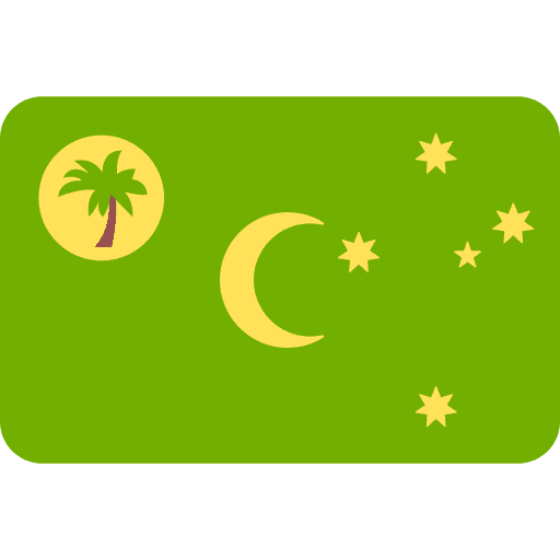 Cocos island flags country flag icon