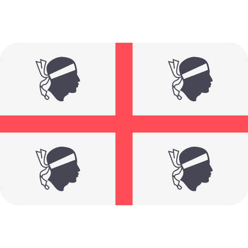 Sardinia country nation flag icon