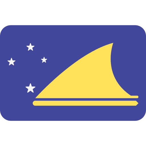 Tokelau nation flags world icon