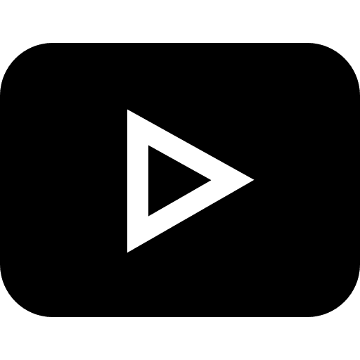 Youtube social media music and multimedia video player icon