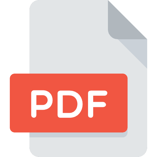 Pdf format pdf document extension icon
