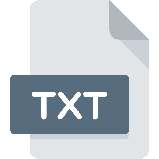 Txt document files and folders txt icon