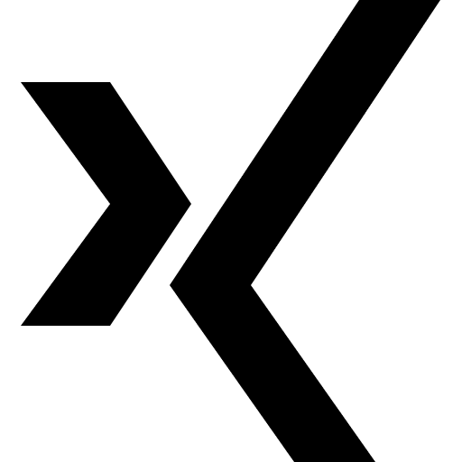 Xing logo communications conversation icon Xing logo communications conversation icon