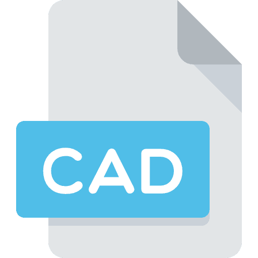 Cad files and folders file format icon Cad files and folders file format icon