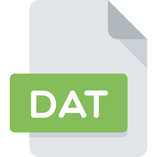 Dat extension files and folders dat icon Dat extension files and folders dat icon